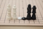 Preview: Go&Schach-Holzbox mit Schubladen, Buchenfurnier