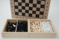 Preview: Go&Schach-Holzbox mit Schubladen, Buchenfurnier