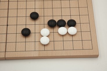 Preview: Buchenfurnierbrett, Metallscharnier, 19x19, 13mm