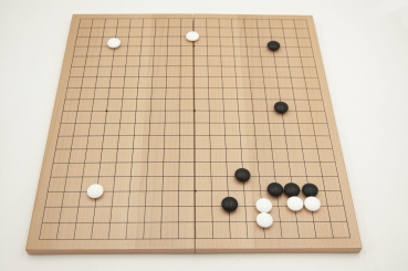 Buchenfurnierbrett, Metallscharnier, 19x19, 13mm