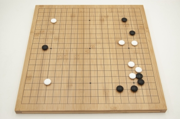 Bambusbrett, 19x19/13x13, 20mm, mit gedruckten Linien