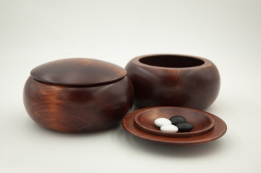 Preview: Flache Holzdosen, Linde, dunkel