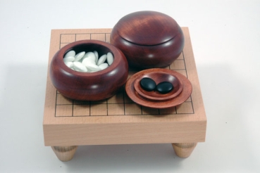 Preview: 9x9-Tisch-Set, Buche (für Einsteiger)