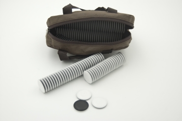 Preview: Go-Demoset, solides Brett und doppelseitige Steine