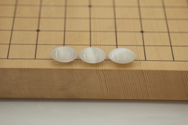 Preview: Go-Steine Spezial: "Cat Eye, white"