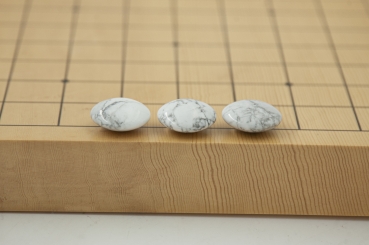 Preview: Go-Steine Spezial: "White Turquoise"