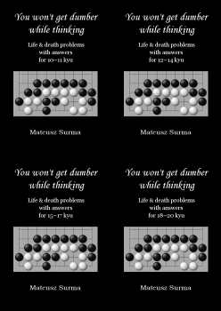 You won't get dumber while thinking 1-4, 10-20 kyu