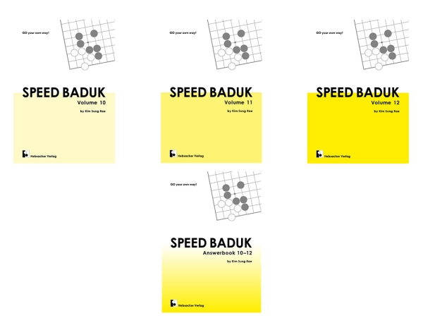 Speed Baduk im Set, Bde. 10-12 + Antwortheft
