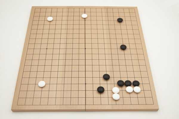 Buchenfurnierbrett, Metallscharnier, 19x19, 13mm