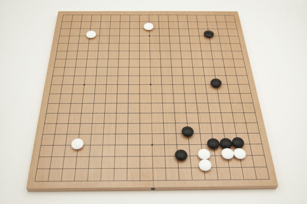 Buchenfurnierbrett, Magnetscharnier, 19x19/13x13, 13mm