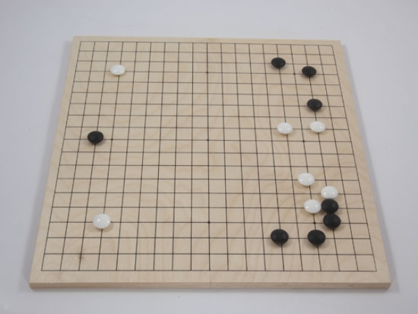 Birkenholzbrett, 19x19/13x13, Mulitplex, 11mm (2. Wahl)