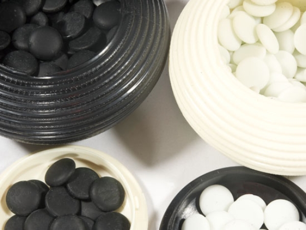 Go-Steine, Yunzi, flach