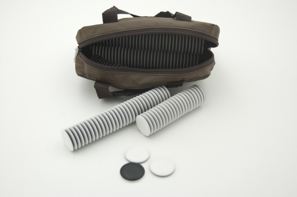 Go-Demoset, solides Brett und doppelseitige Steine