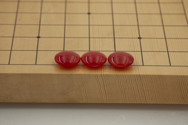 Go-Steine Spezial: "Cat Eye, red"